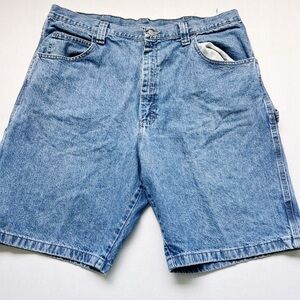 Mens Jorts Blue Jean Shirts Wrangler Carpenter Baggy Denim Streetwear tech 90s